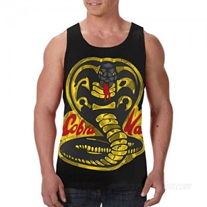 Cobra Kai Karate Kid Men's 3D Print Premium Tank Top Sleeveless T-Shirt