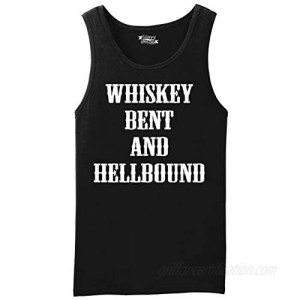 Comical Shirt Men's Whiskey Bent and Hellbound Country Party Shirt Tank Top