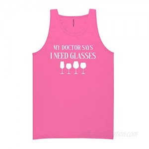My Doctor Says I Need Glasses Neon Tank Top