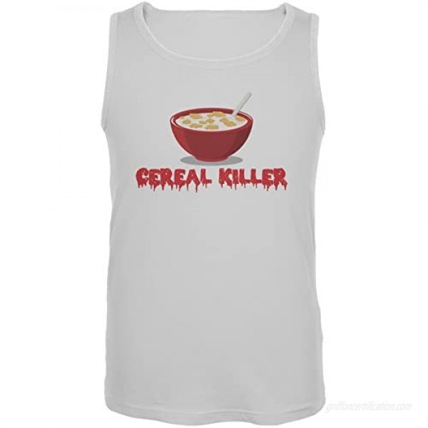 Old Glory Cereal Killer White Adult Tank Top