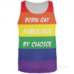 Old Glory Gay Pride LGBT All Over Adult Tank Top