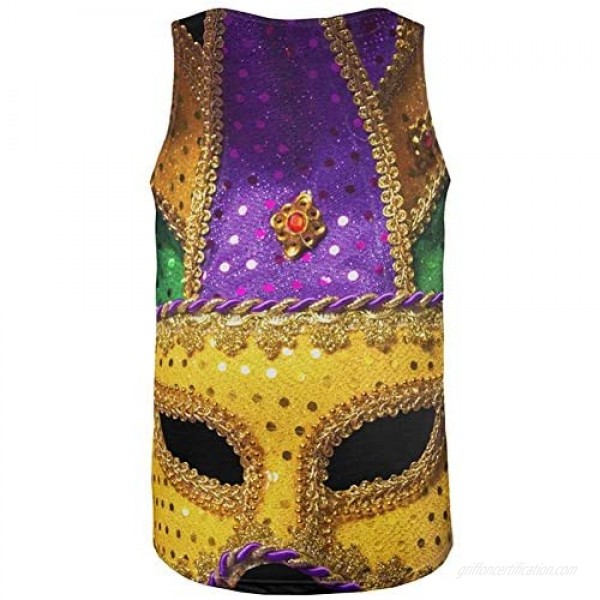 Old Glory Mardi Gras Mask All Over Mens Tank Top