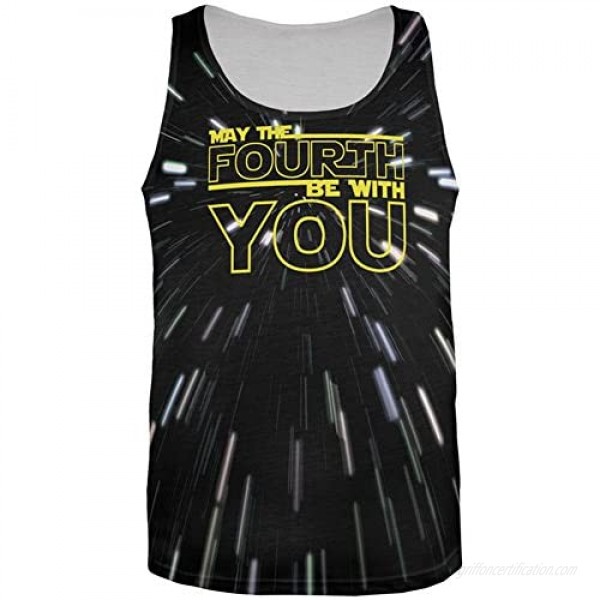 Old Glory May The Fourth Be with You All Over Mens Tank Top