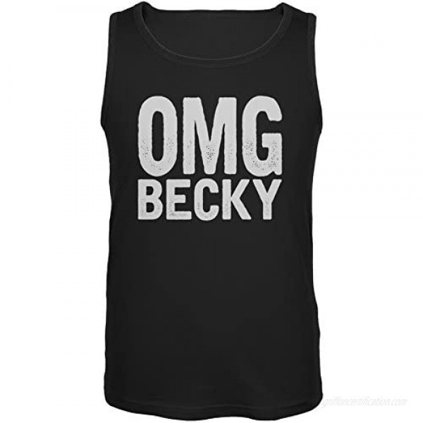 Old Glory OMG Becky Black Adult Tank Top