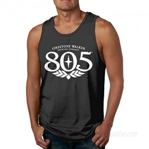 Plincally 805 Beer Classic Men's Tank Top Shirt Design Records Athletic Tank Tops for Travel