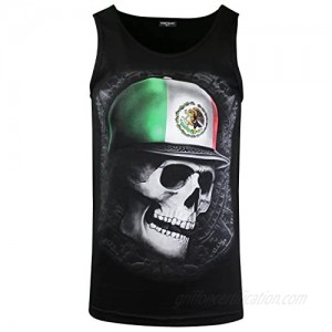 ShirtBANC Mexican Skull Aztec Calendar Mens Shirt Mexico Pride Tee