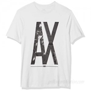 AX Armani Exchange Men's Giant Ax Logo Crewneck T-Shirt