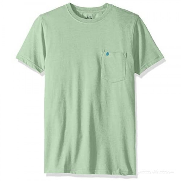 IZOD mens Slim Fit Saltwater Short Sleeve Solid T-shirt With Pocket