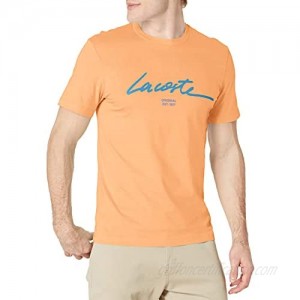 Lacoste Men's Short Sleeve Script Graphic T-Shirt