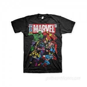 Marvel Officially Licensed Comics Comics - Team-Up 3XL 4XL 5XL Mens T-Shirt (Black)