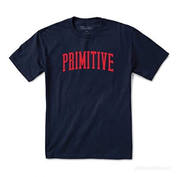 Primitive Men's Collegiate Arch Outline Short Sleeve T Shirt