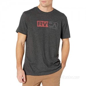 RVCA Men's Divider Short Sleeve Crew Neck T-Shirt