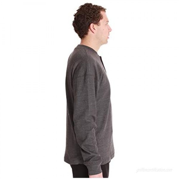 #followme Henley Thermal Shirt for Men Breathable Long Sleeve Shirt