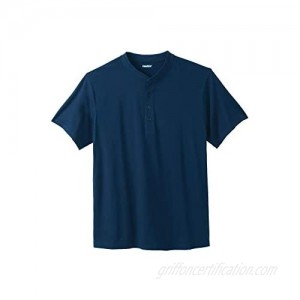 KingSize Men's Big & Tall Shrink-Less Lightweight Henley T-Shirt Henley Shirt