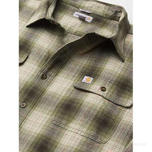 Carhartt Men's Original Fit Flannel Long-Sleeve Plaid Shirt