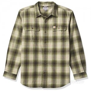 Carhartt Men's Original Fit Flannel Long-Sleeve Plaid Shirt