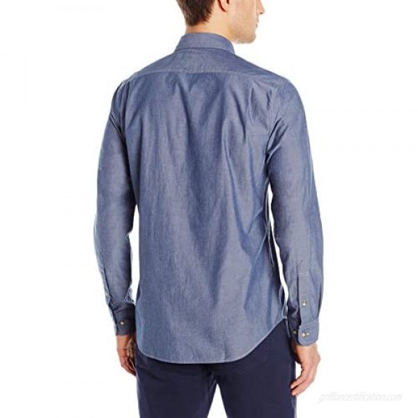 Goodthreads Men's Slim-Fit Long-Sleeve Double Pocket Work Shirt