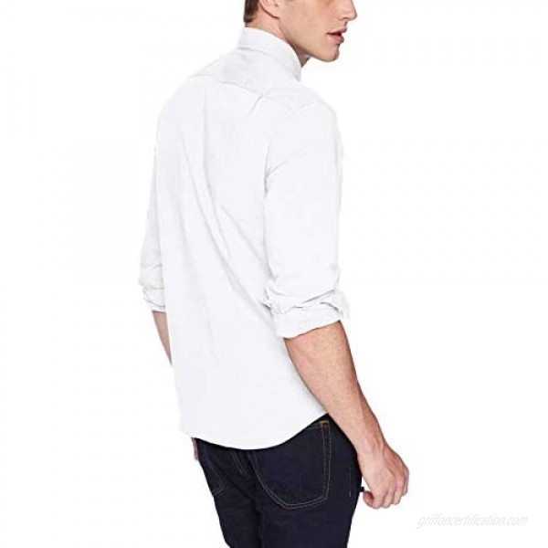 J.Crew Mercantile Men's Slim-fit Long-Sleeve Solid Shirt