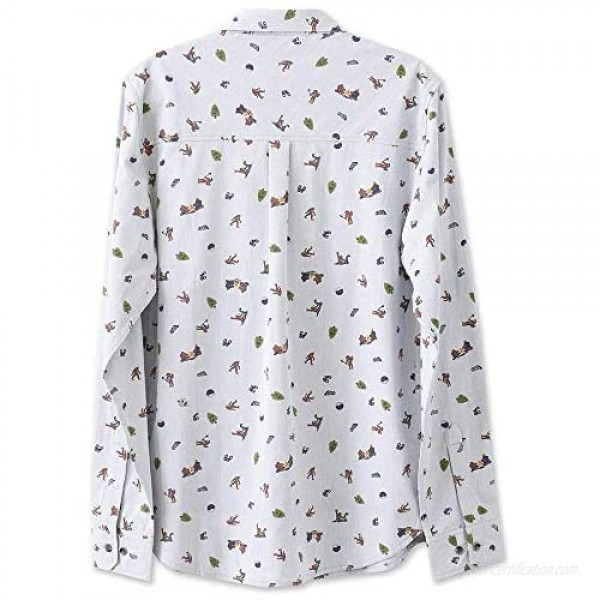 KAVU Lindin Button Up Shirt - Casual Fit Long Sleeve Button Up Plaid