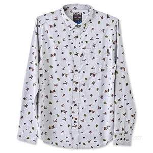 KAVU Lindin Button Up Shirt - Casual Fit Long Sleeve Button Up Plaid