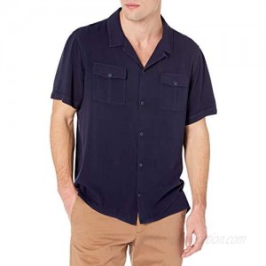 PAIGE Men's Brookside Short Sleeve Button Down Shirt
