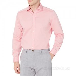 Buttoned Down Men's Fitted Solid Spread Collar Shirt