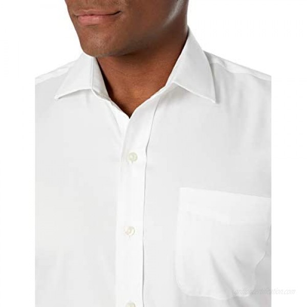 Buttoned Down Men's Slim Fit Spread Collar Pinpoint Dress Shirt
