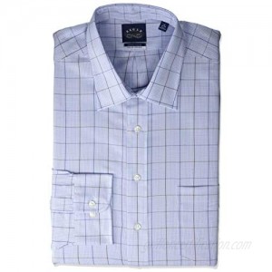 Eagle Men's TALL FIT Dress Shirts Non Iron Stretch Check (Big and Tall)