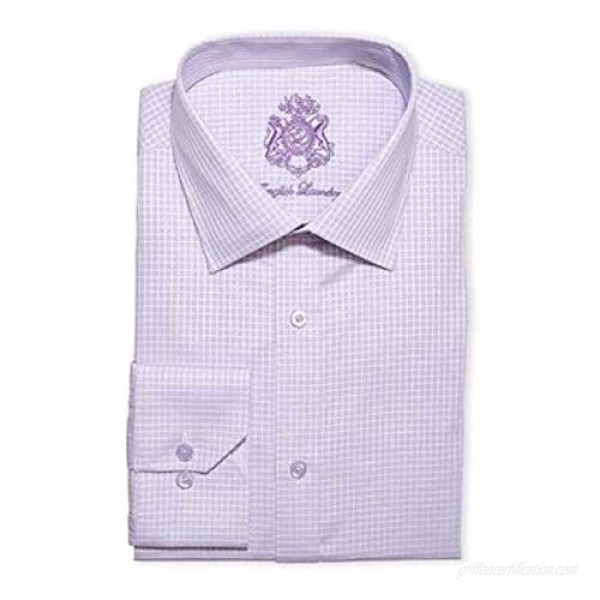 English Laundry Men's Dress Shirt Stretch Cotton