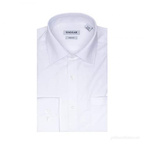 Haggar Men's Premium Comfort Slim Fit Dress Shirt