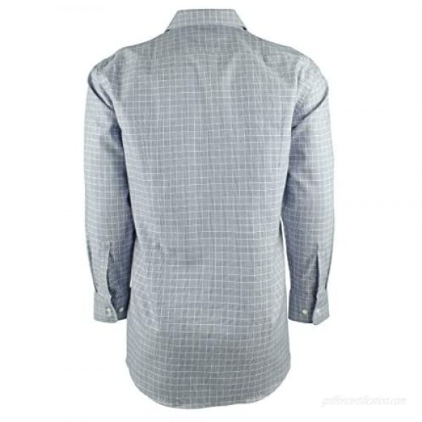Hugo Boss BOSS Regular Fit Cutaway Collar Check Dress Shirt 50403265 Navy