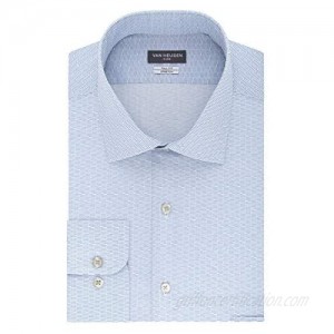 Van Heusen Men's Fit Dress Shirts Flex Collar Stretch Print (Big and Tall)
