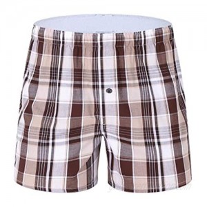 Allywit M-3XL Men's Boxer Briefs Pajama Casual Home Shorts Pants Underwear Hot Elastic Waist Pants Shorts Plus Size