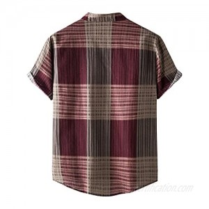 Hawaiian Aloha Beach Shirt for Men Retro Tie Dye Floral Printed Graphic Short Sleeve Button Down Lapel Tee Tops Blouse