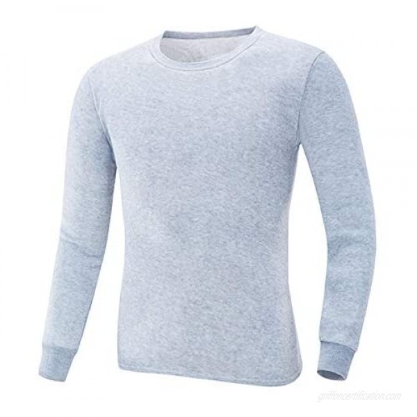 Men's Thermal Underwear Set Long Cashmere Fleece Lined Warm Base Layer Thermals 2 Sets