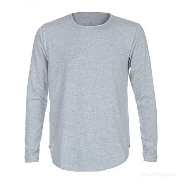 MODOQO Men's Knit Sweater O-Neck Slim Fit Long Sleeve Pullover Sweatshirt Top