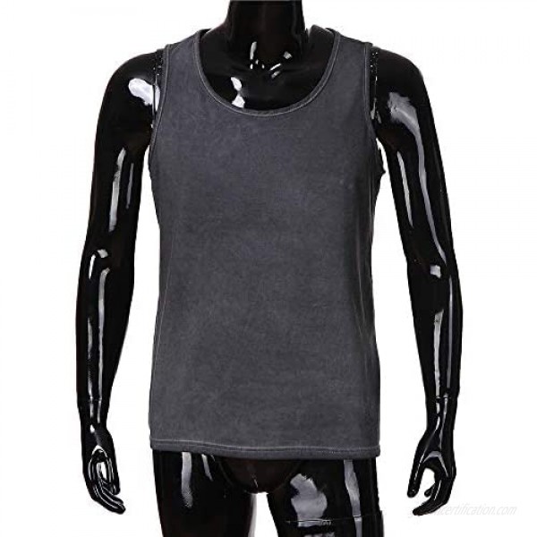 WEUIE Men's Slim Fit Sport Muscle Workout Tank Top Athletic Sleeveless Vest Shirt Undershirt T-Shirt