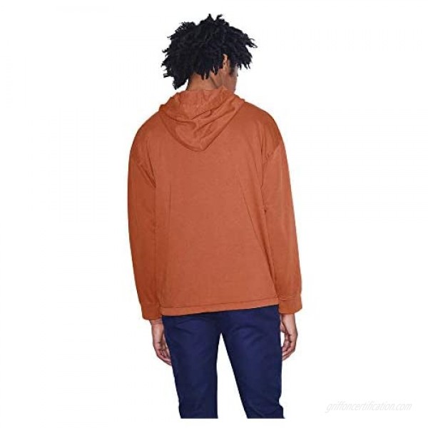 American Apparel Men's French Terry Long Sleeve Drawstring Hoodie