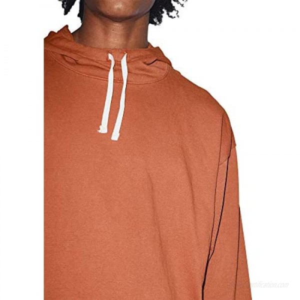 American Apparel Men's French Terry Long Sleeve Drawstring Hoodie