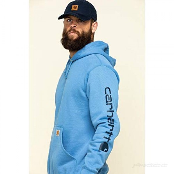 Carhartt Men's Signature Sleeve Logo Hooded Sweatshirt Hooded XLG