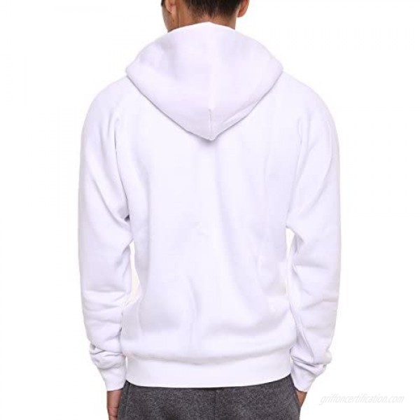 FORBIDEFENSE Men's Sweatshirt Hoodies Full Sleeve-Front Zip Premium Hood 2 Split Pocket