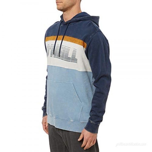O'NEILL Men's Classic Pullover Sweatshirt Hoodie (Navy/Ripples S)