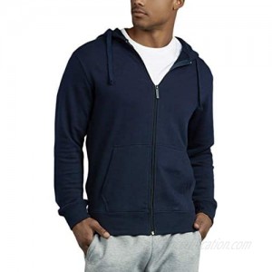 ToBeInStyle Men's Classic Cotton Terry Casual Zipper Hoodie