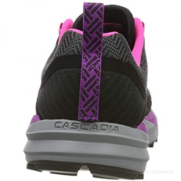 Brooks - Cascadia 14-1203041B063 - Color: Black-Pink-Violet - Size:
