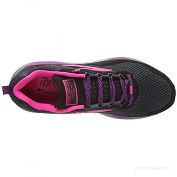 Brooks - Cascadia 14-1203041B063 - Color: Black-Pink-Violet - Size: