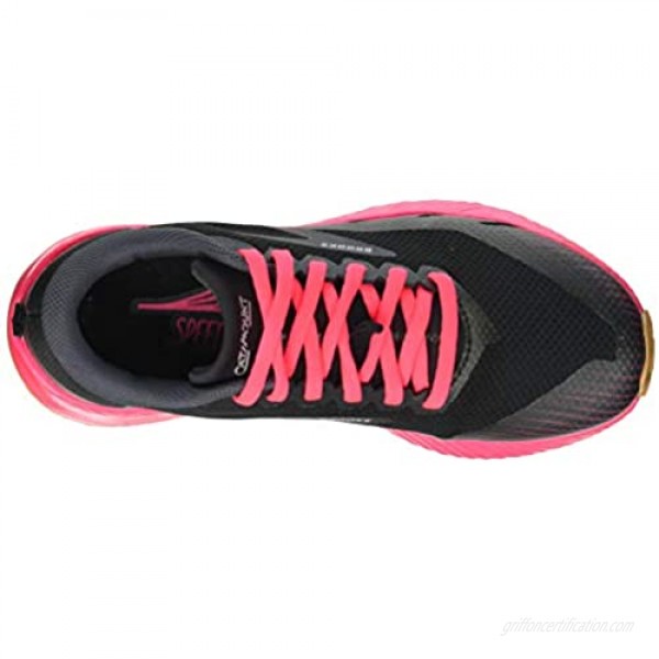 Brooks Womens Catamount Running Shoe - Black/Pink - 8 - B Trail Running ...