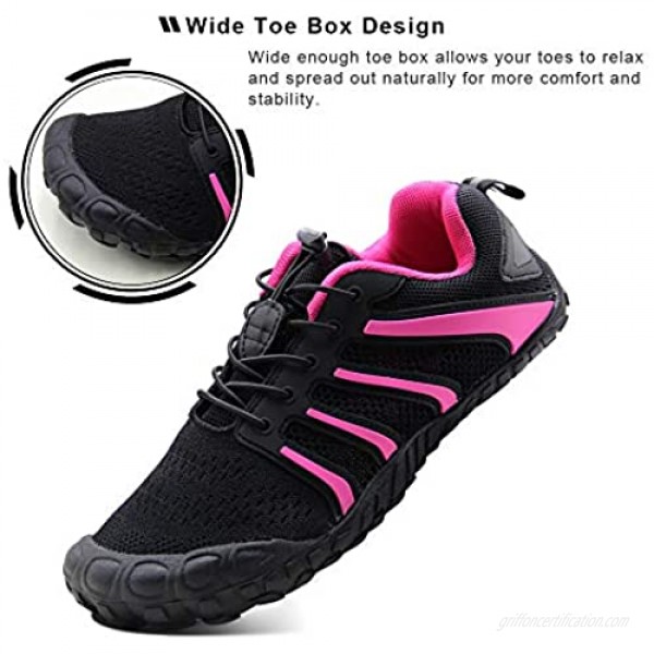 Oranginer Women's Barefoot Shoes - Wide Toe Box - Gym Minimalist Cross Training Shoes