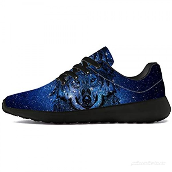 Wolf Shoes for Men Women 3D Print Custom Lightweight Breathable Fashion Sneakers Gifts for Her Him