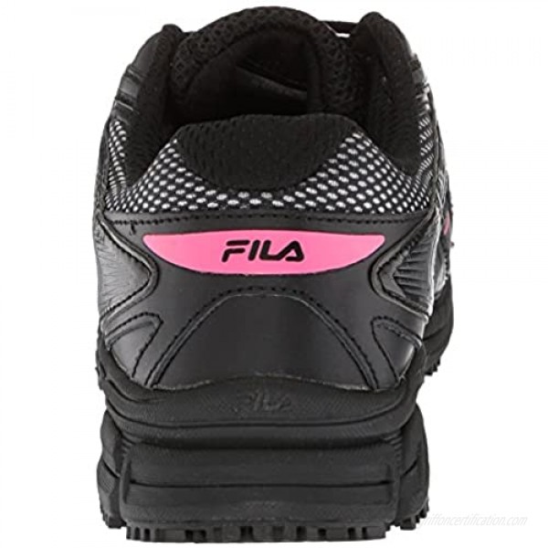 Fila womens Memory Reckoning 8 Slip Resistant Steel Toe Running Shoe