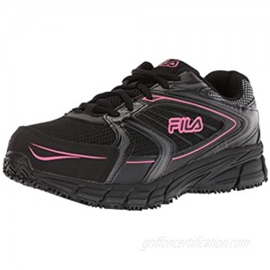 Fila womens Memory Reckoning 8 Slip Resistant Steel Toe Running Shoe